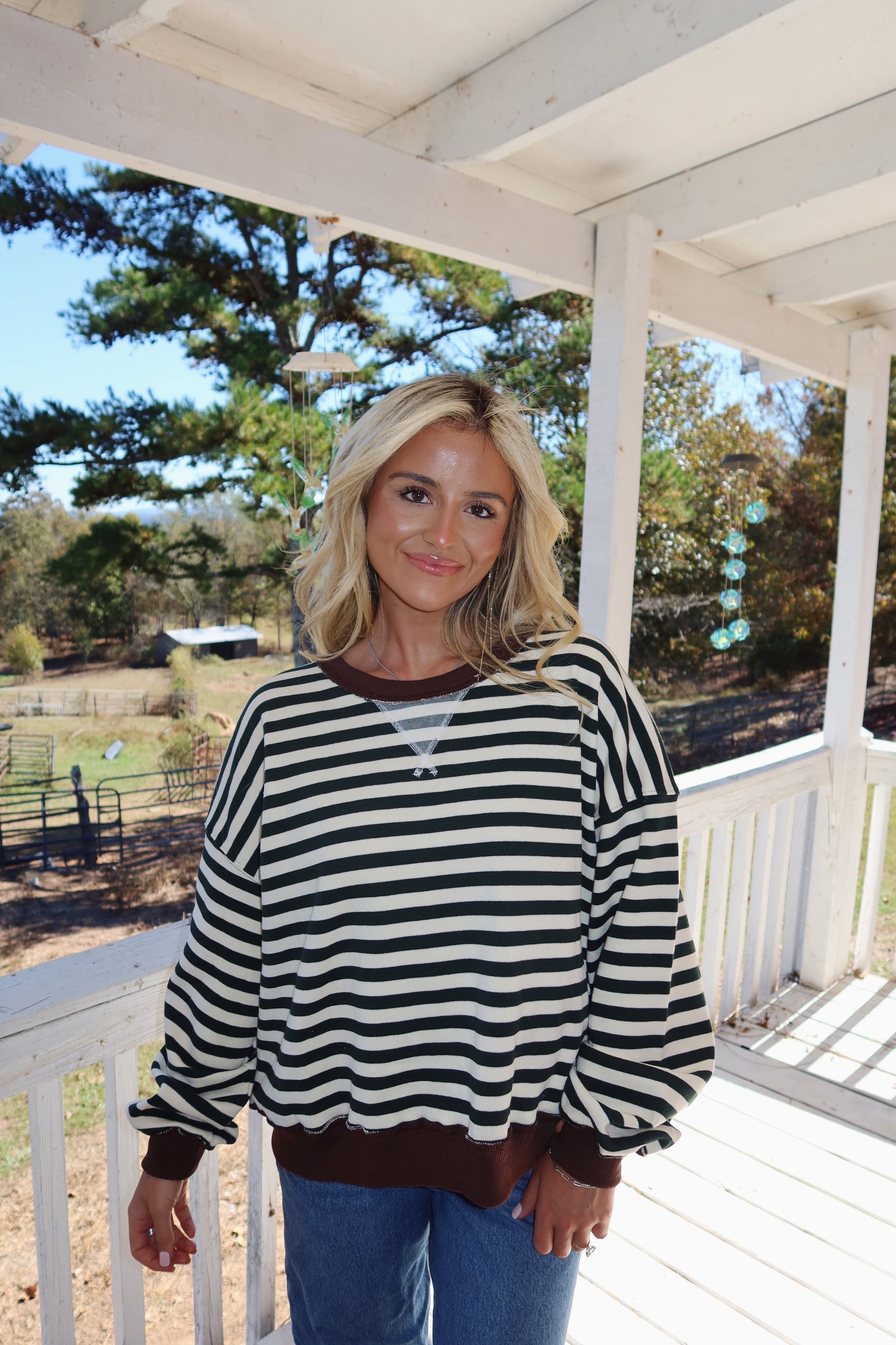 Blair Striped Pullover