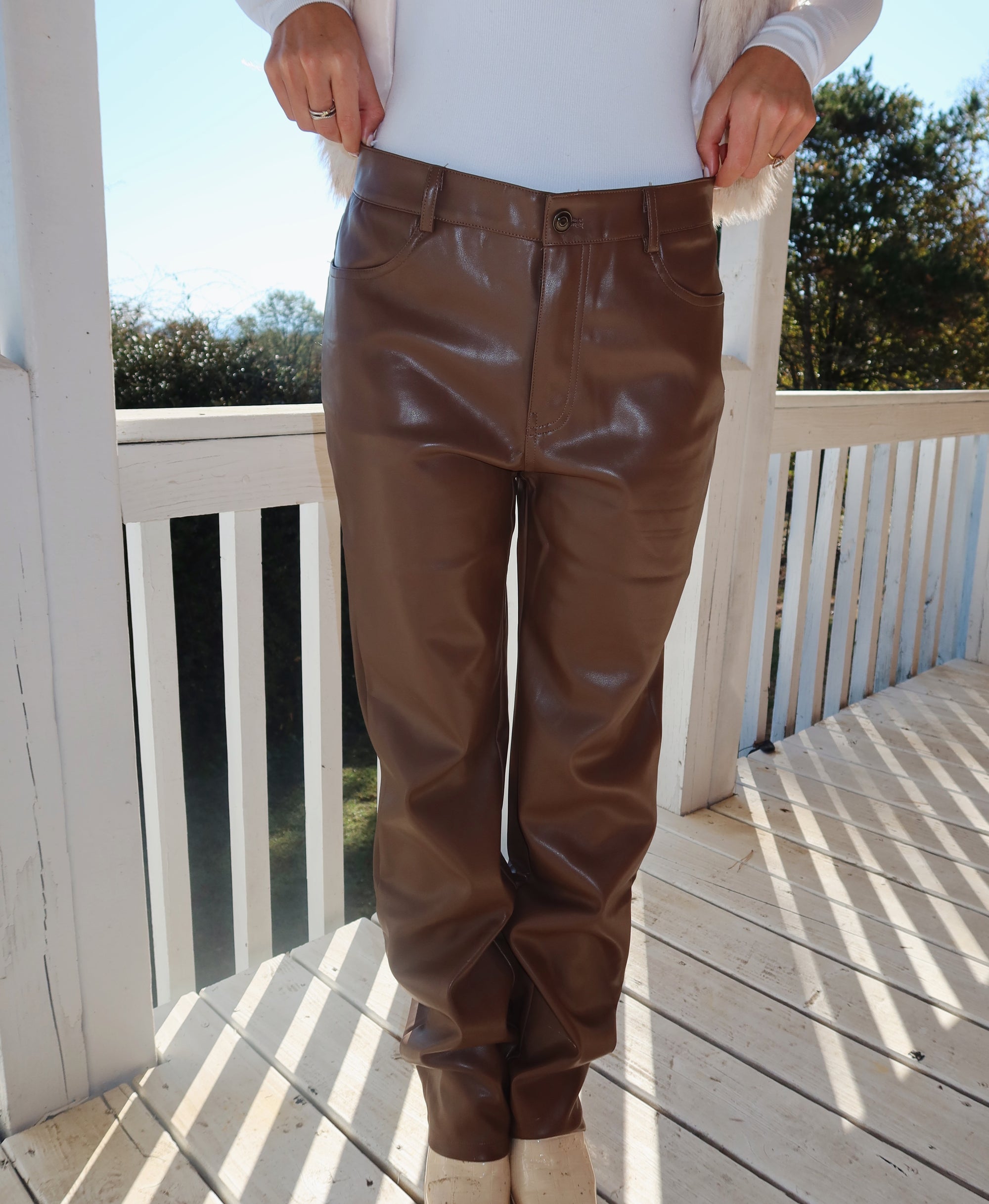 The Elle Leather Pants
