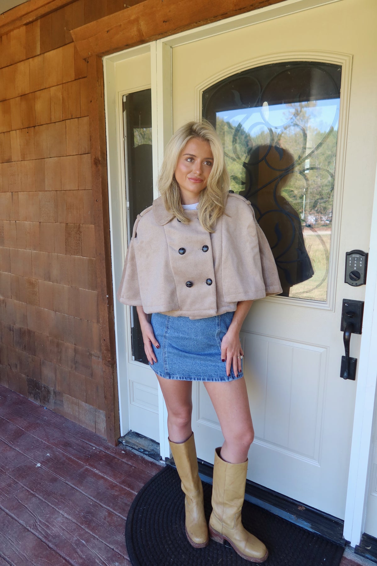 Brittany Short Cape Coat