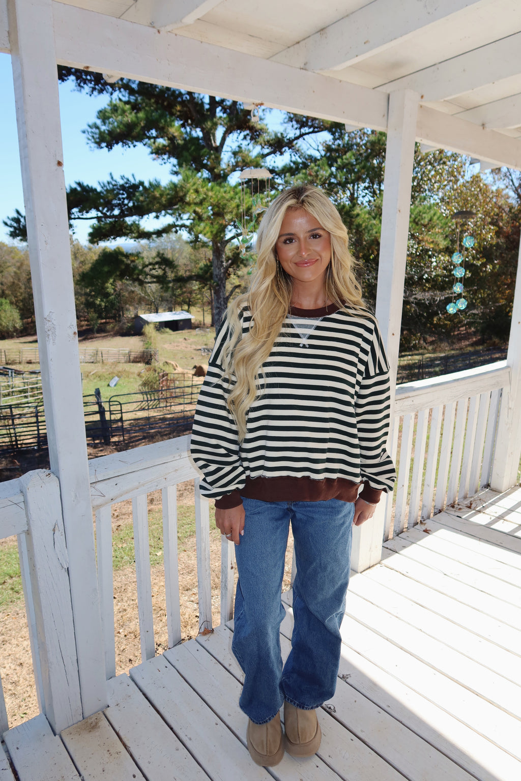 Blair Striped Pullover