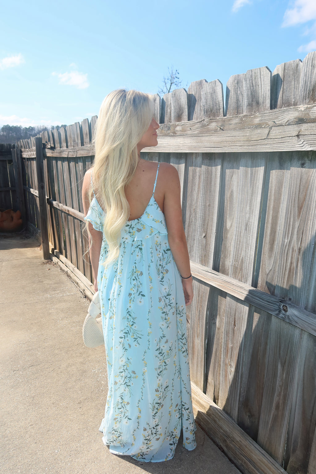 Celestine Ruffle Floral Maxi Dress