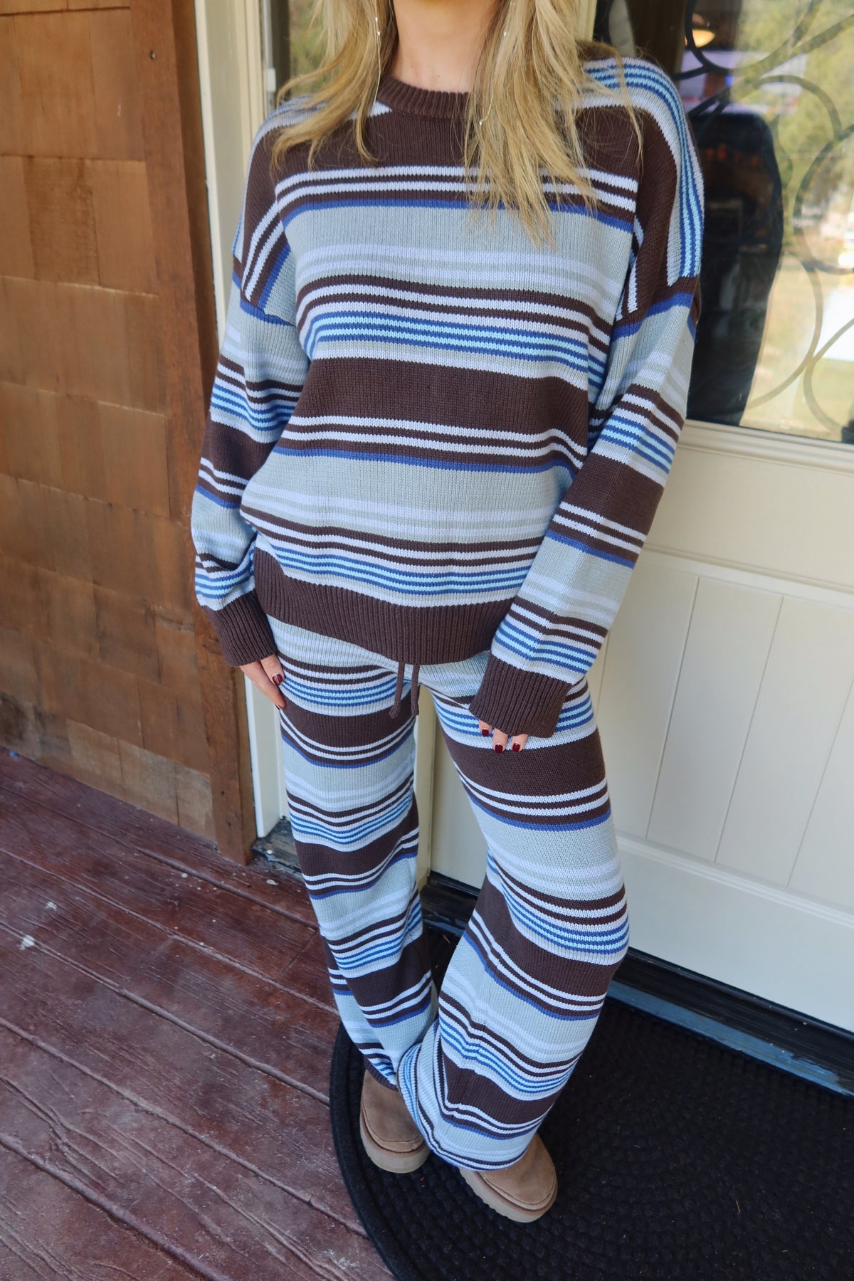 Cabin Fever Striped Pants Set