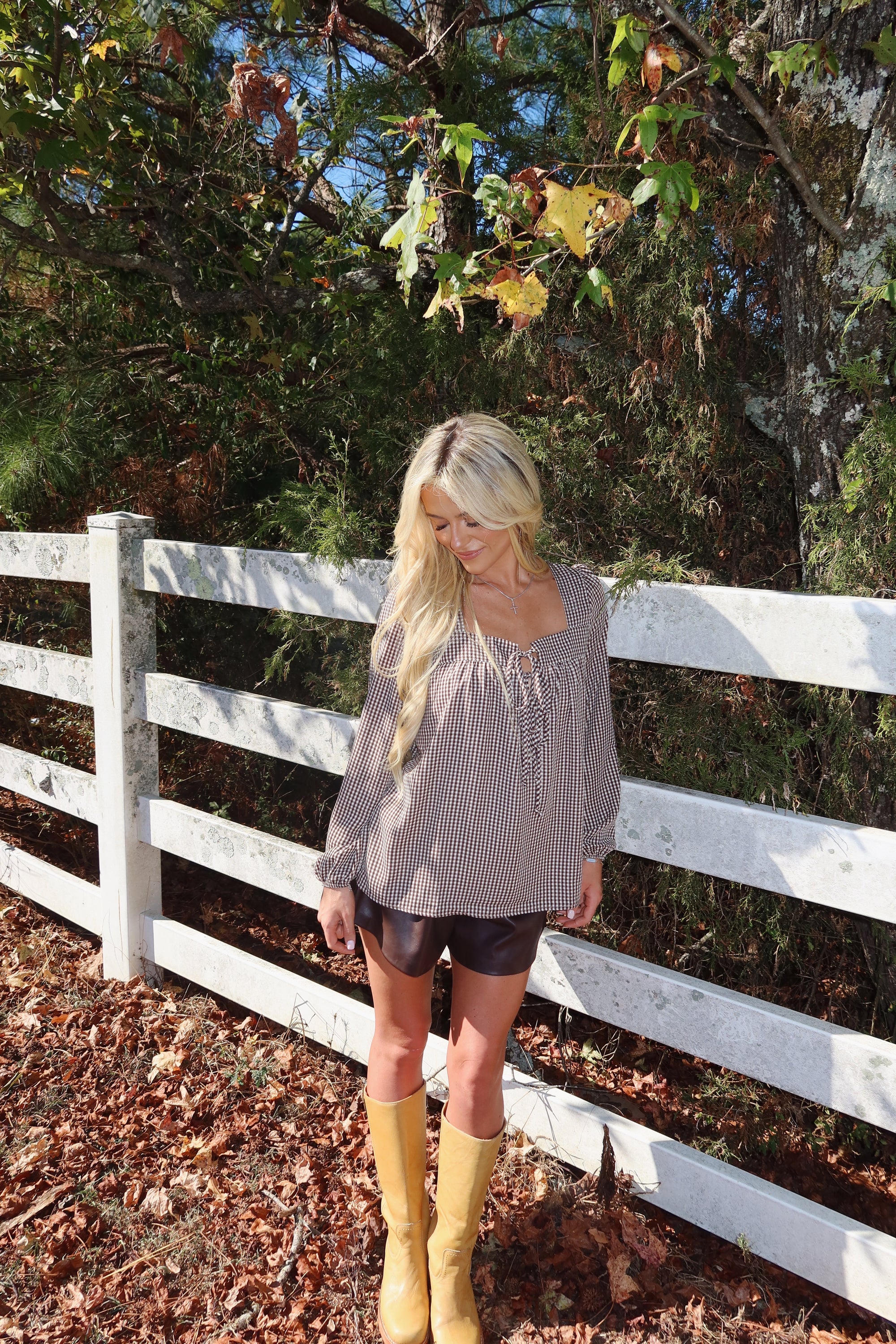 Scarlett Gingham Blouse