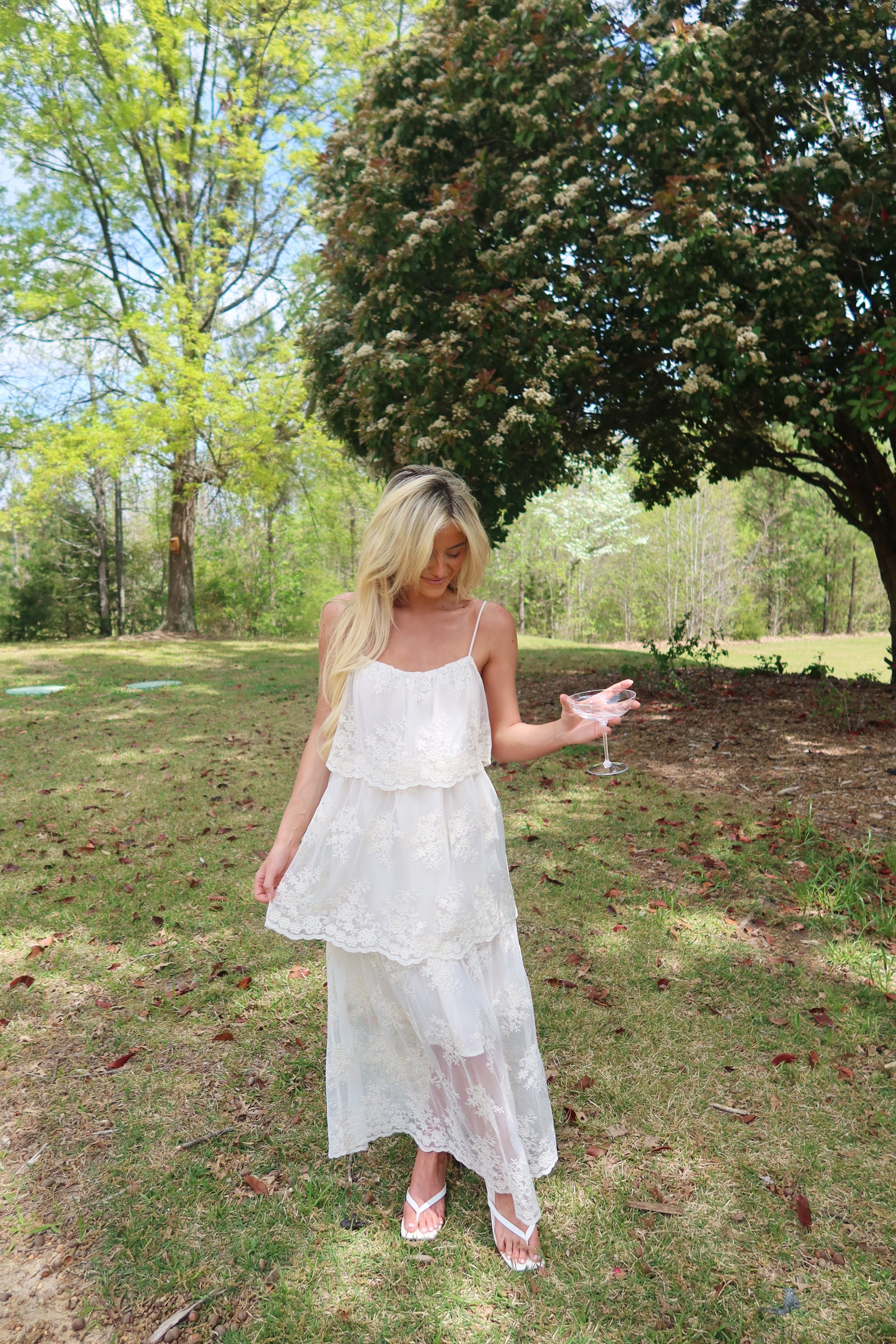 The Love Story Tiered Maxi Dress