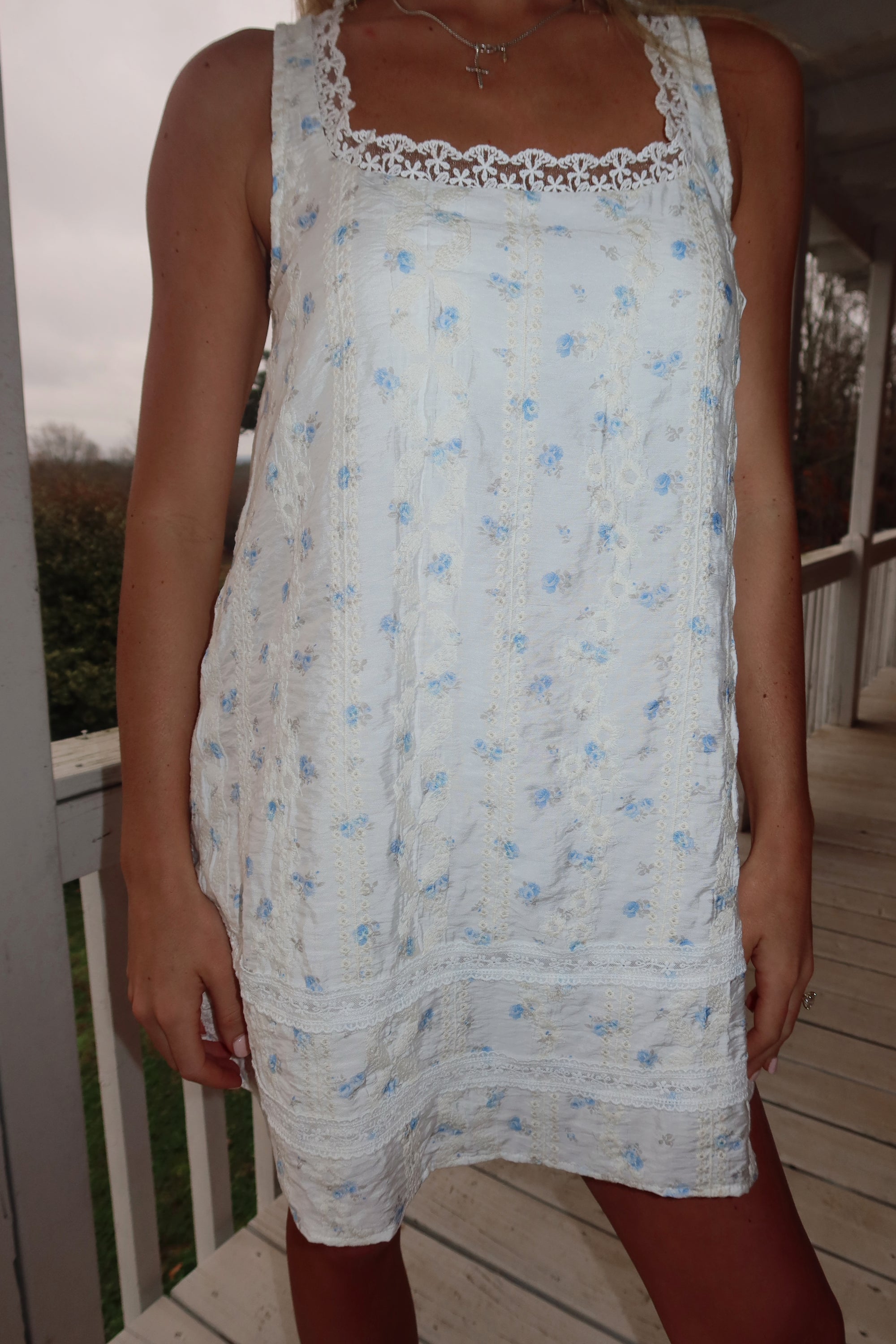 Quinn Eyelet Swing Dress