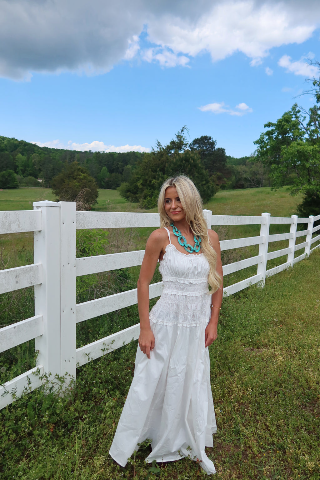 Marcie Smocked Maxi Dress