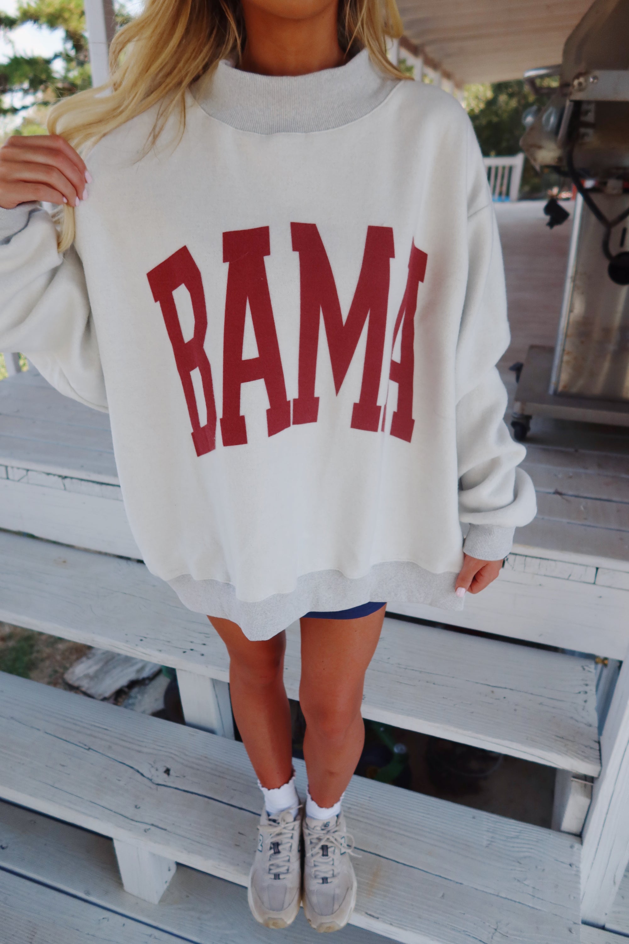 Gameday Mock Neck 'Alabama & Bama'