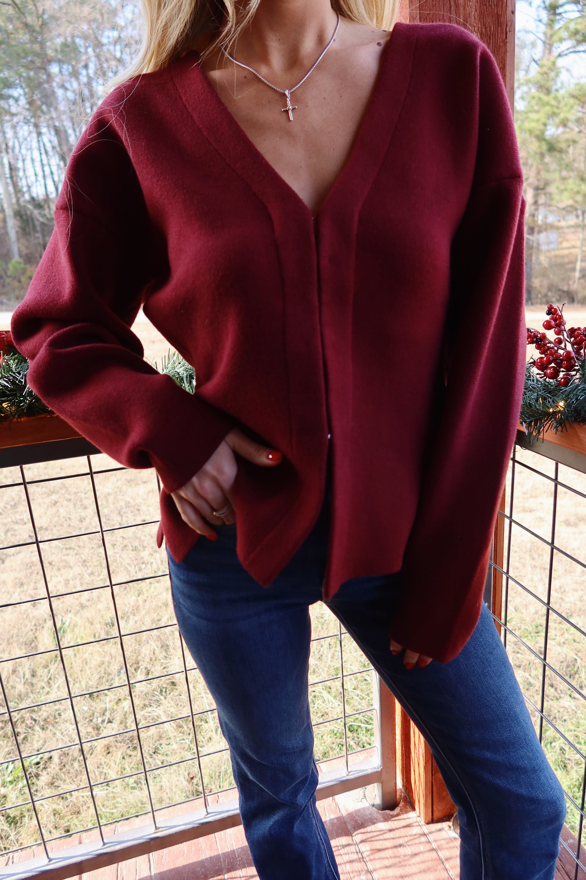 Greta Knit Cardigan Top