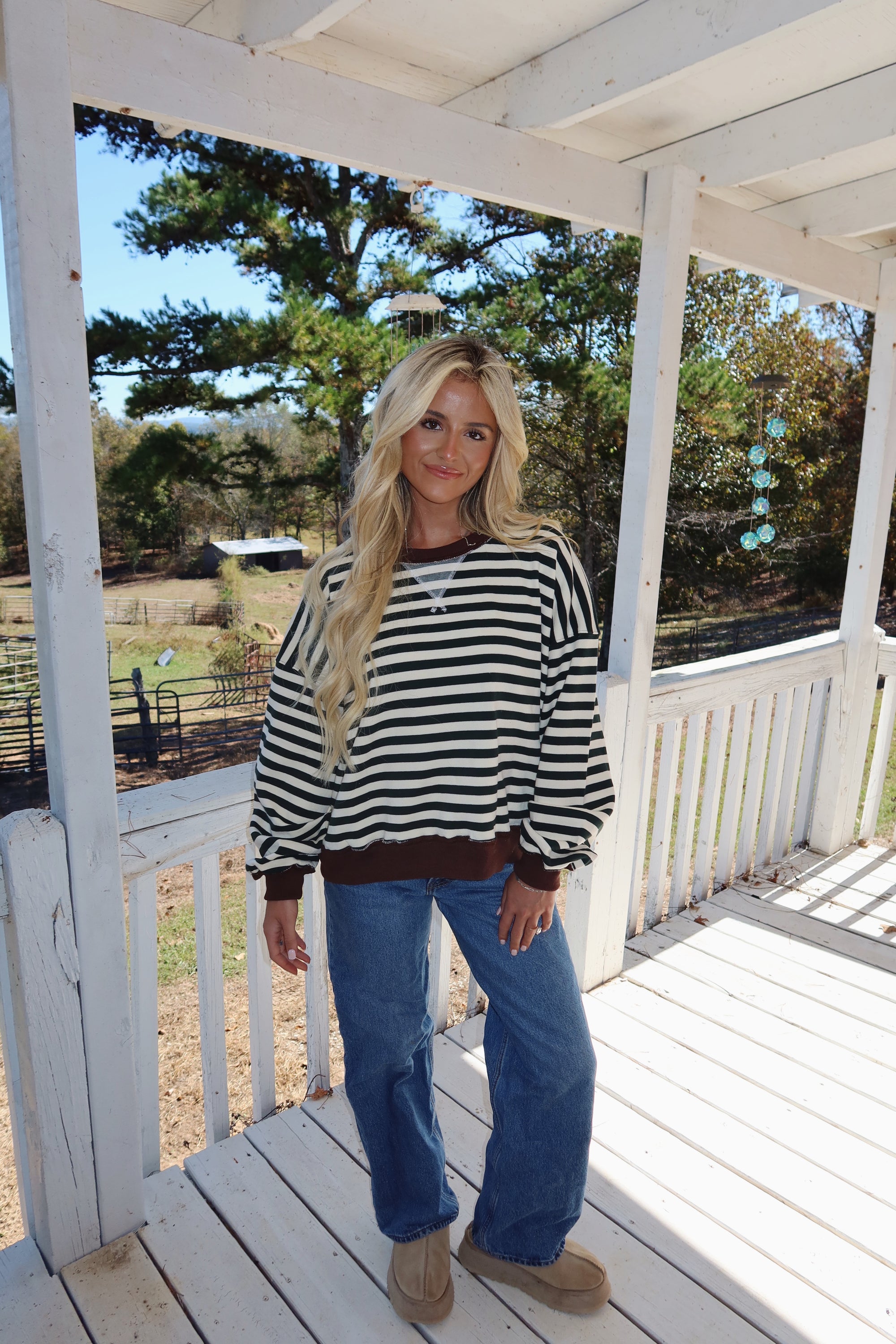 Blair Striped Pullover