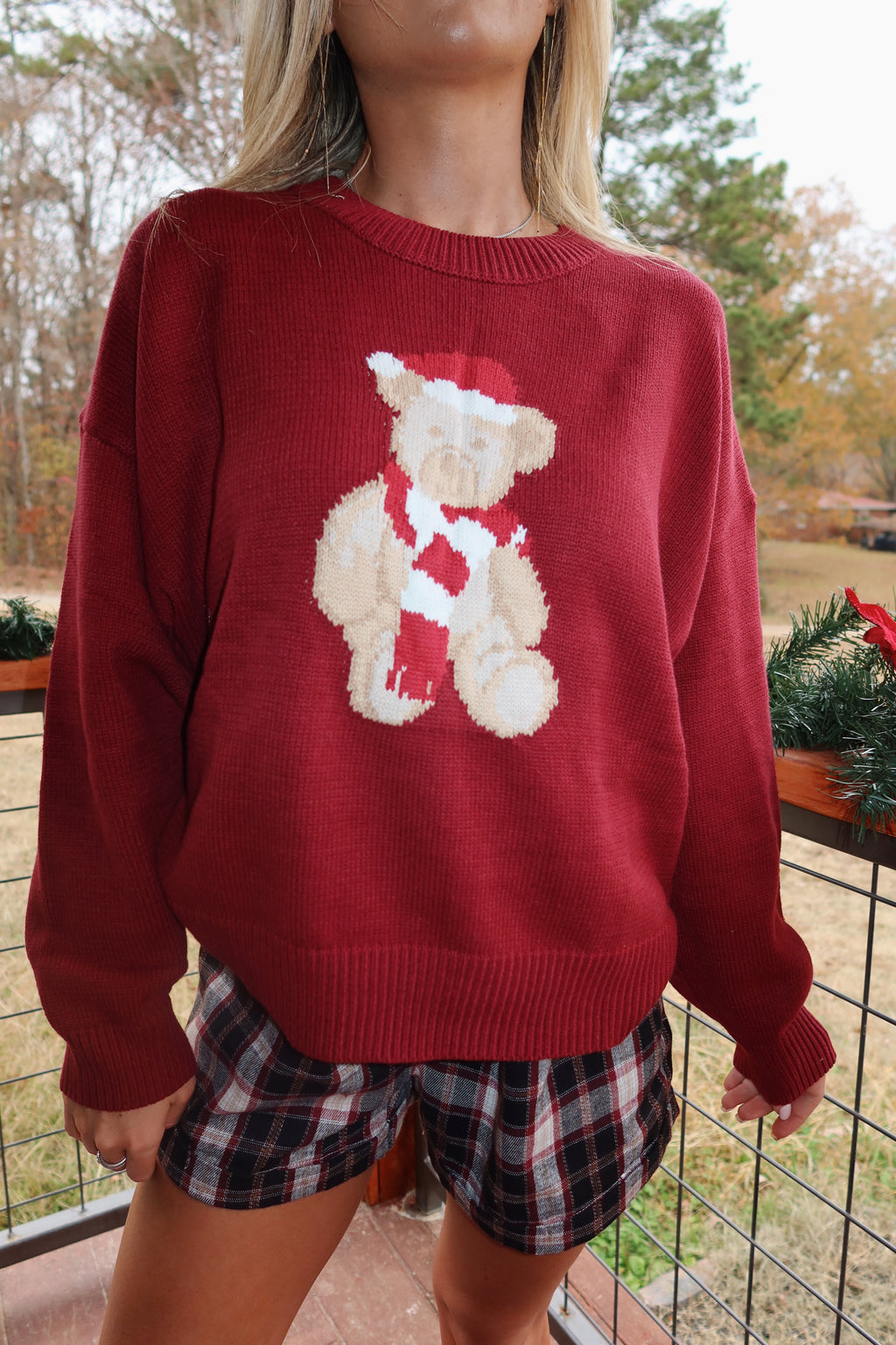 Santa Bear Sweater