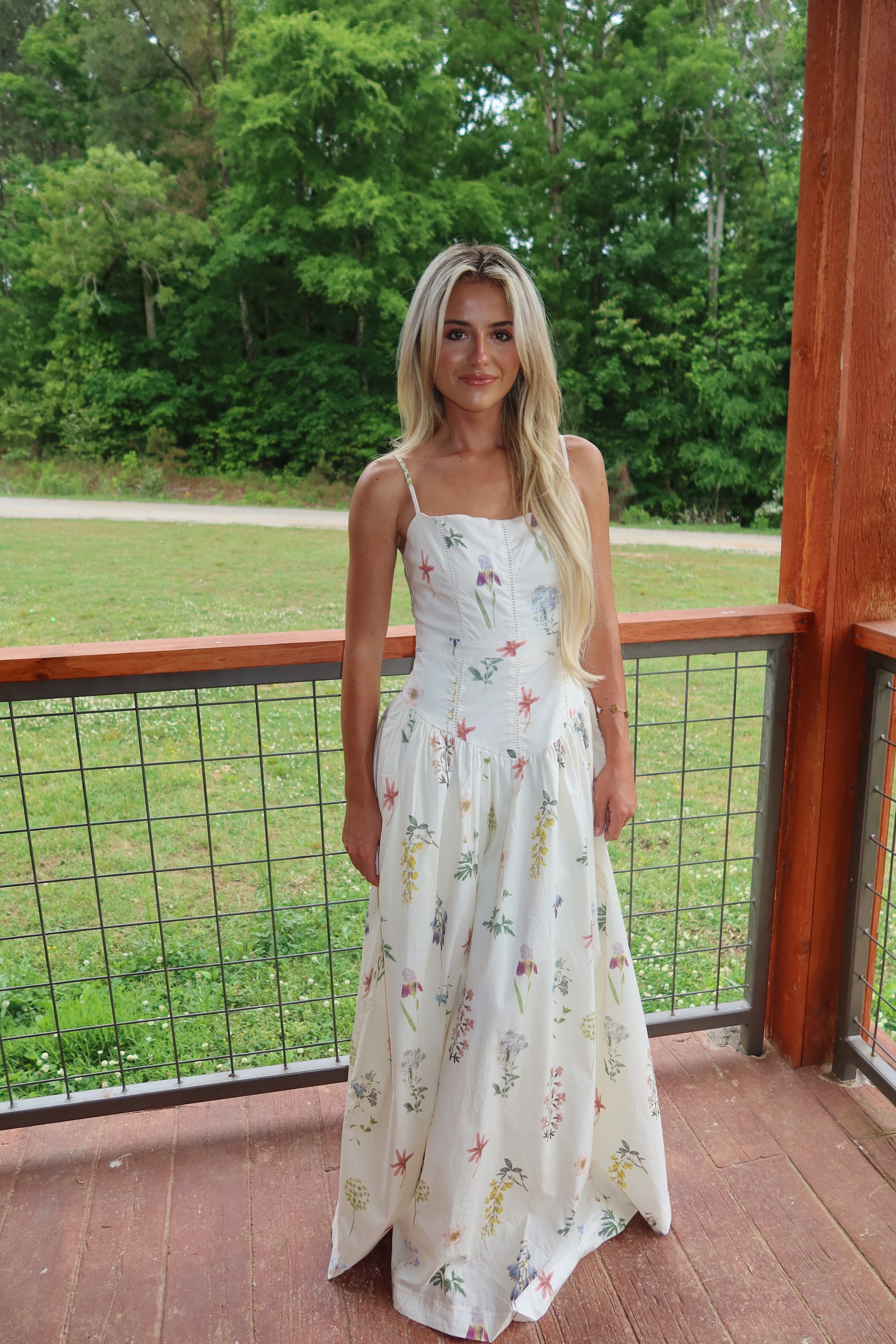 Sunlit Garden Party Maxi