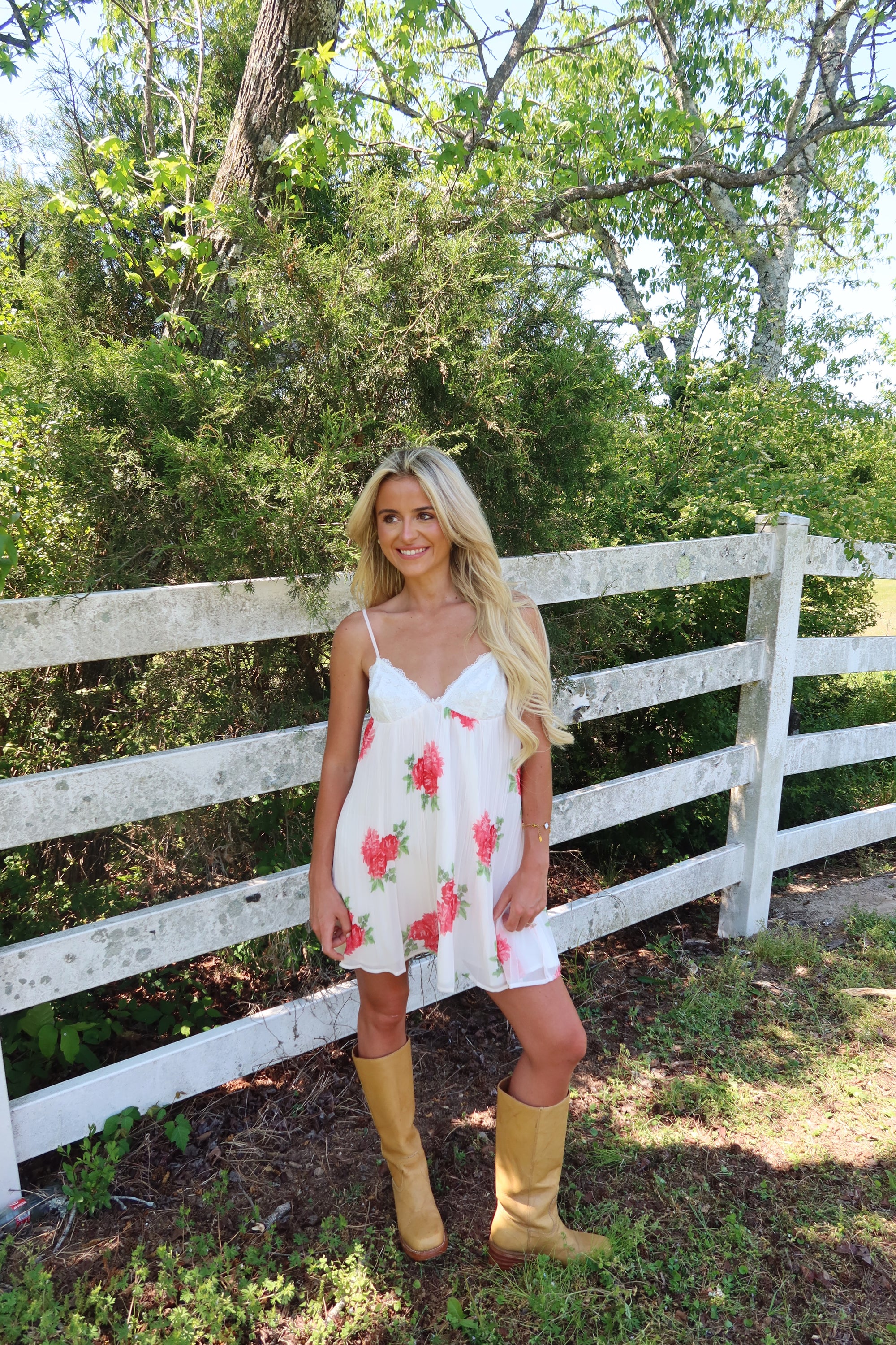 Adelaide Lace Layered Swing Dress