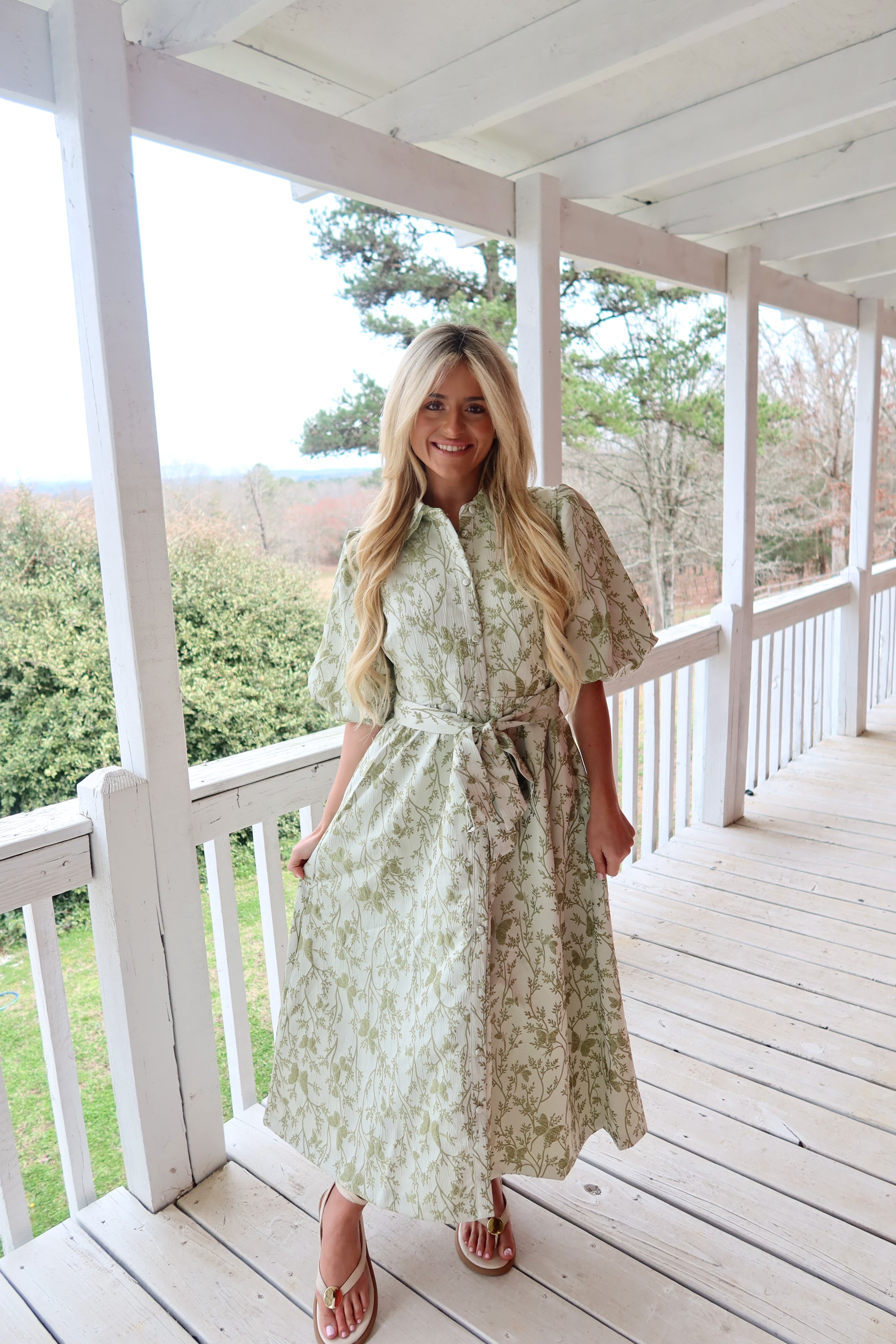 Mabel Button Down Dress