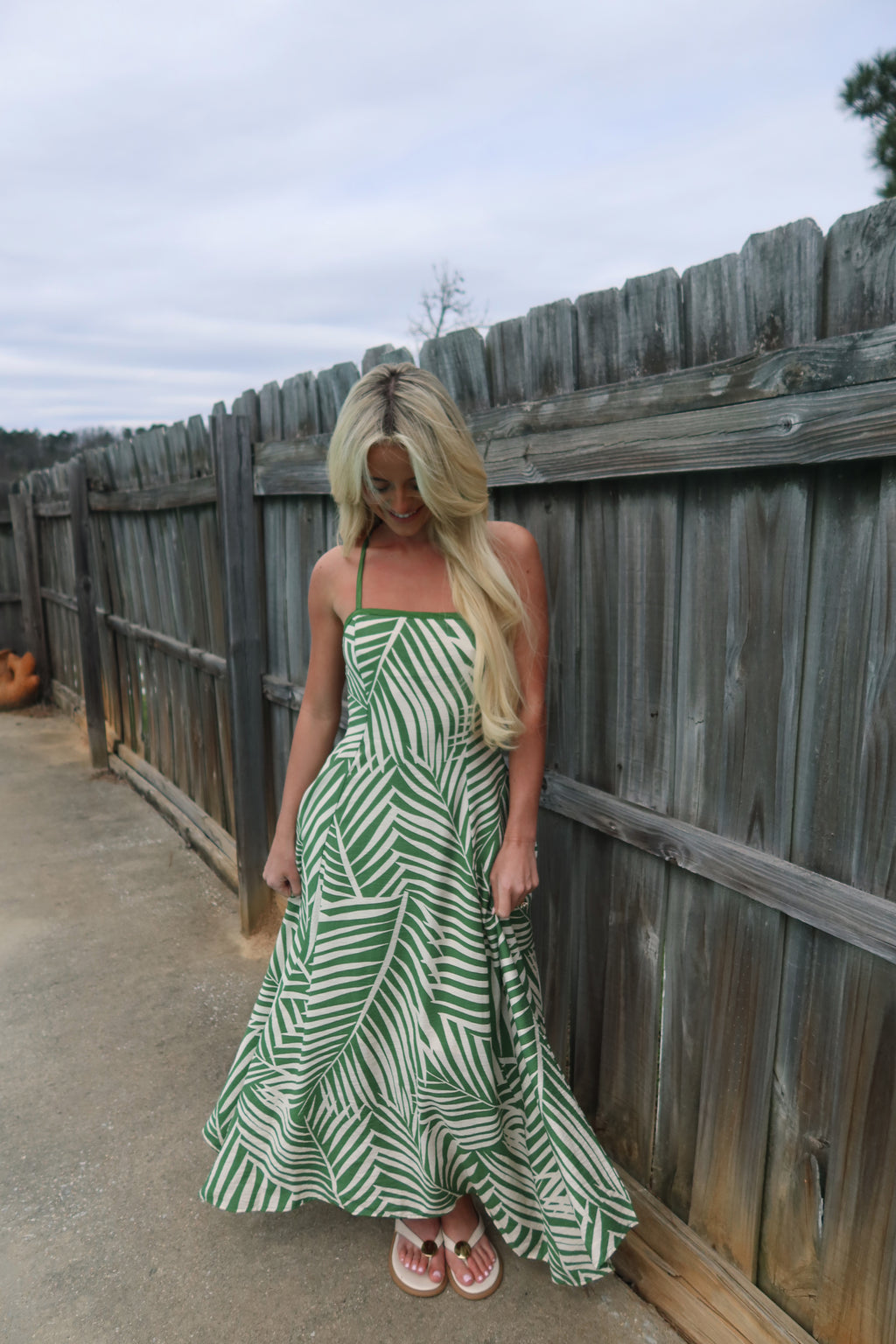 The Emerald Escape Handkerchief Dress
