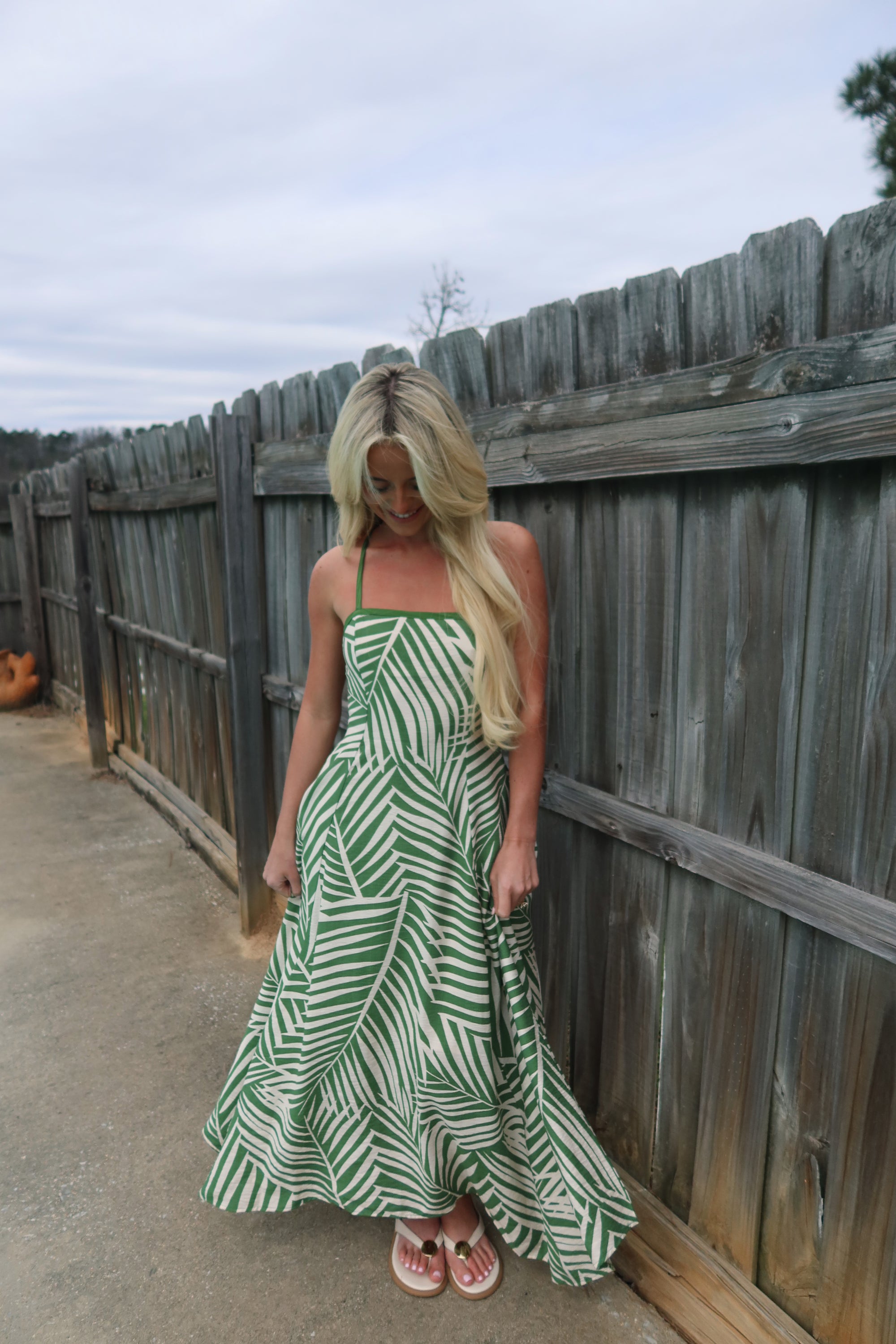The Emerald Escape Handkerchief Dress