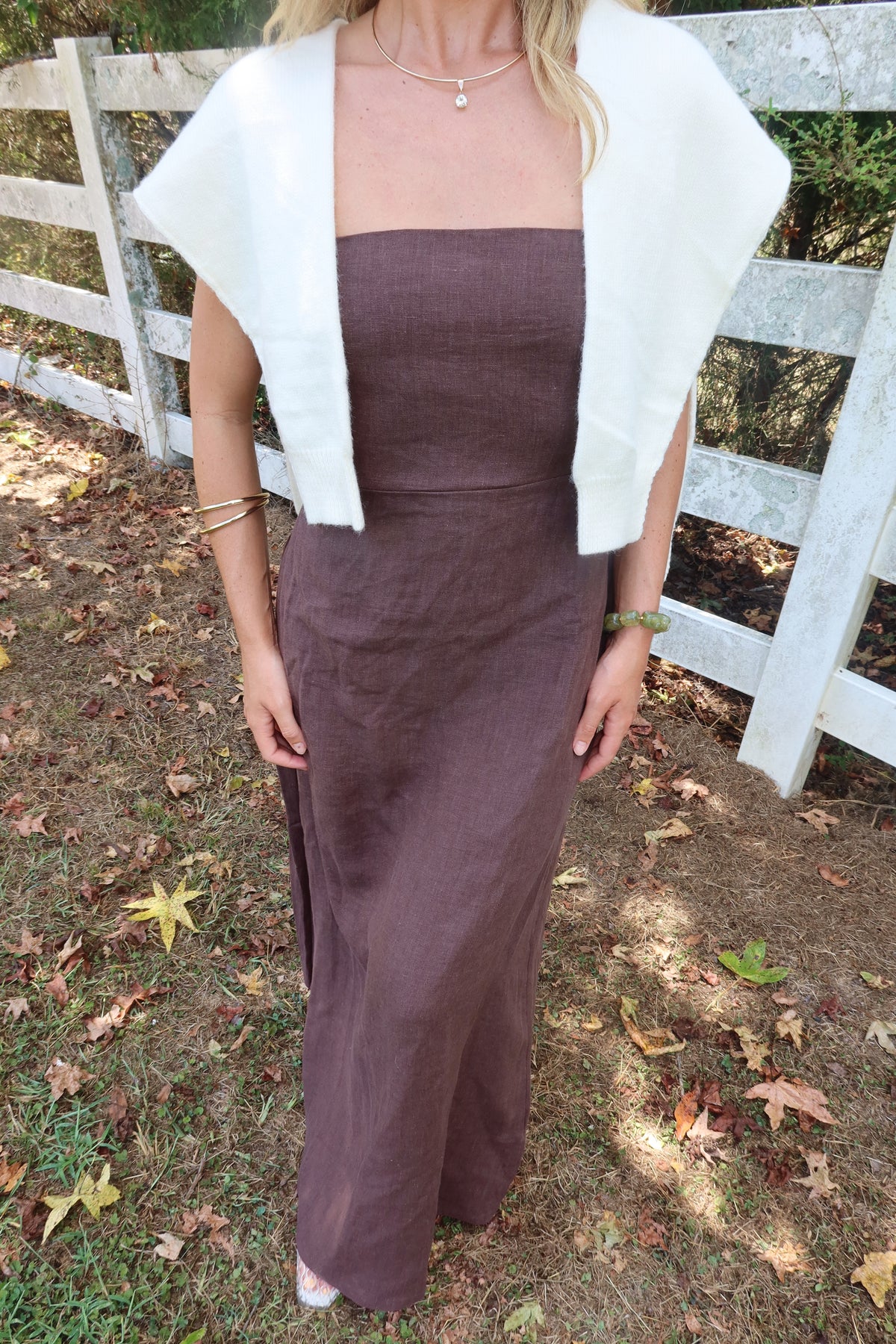 Iris Linen Maxi Dress