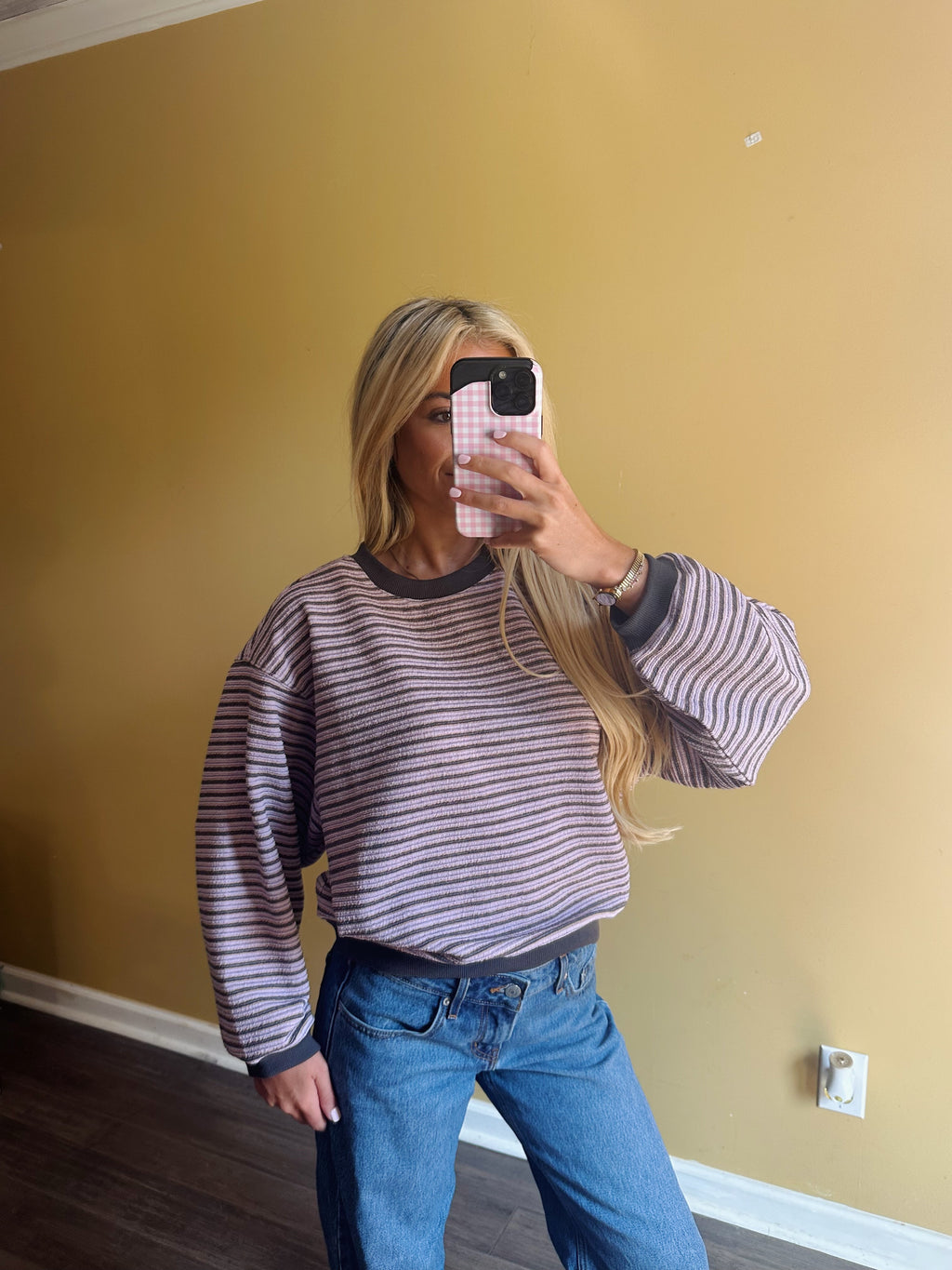 Relaxed Striped Pullover