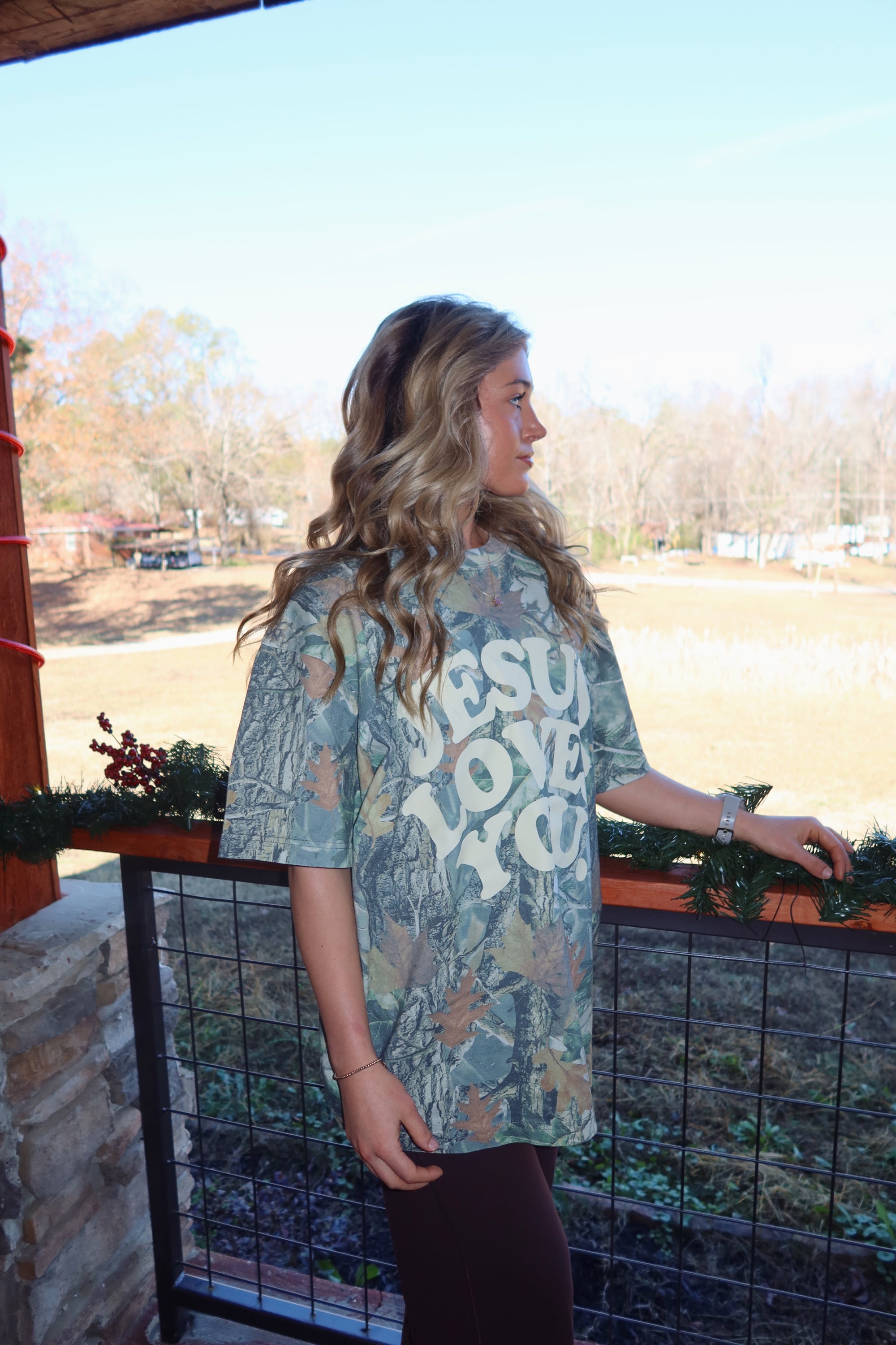 JESUS LOVES YOU Camo Tee