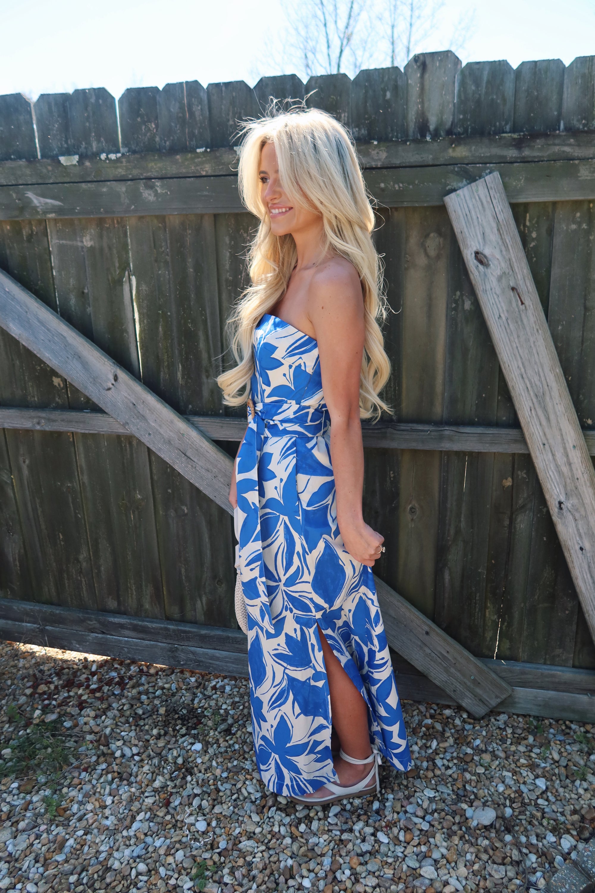 Mykonos Belted Maxi Dress