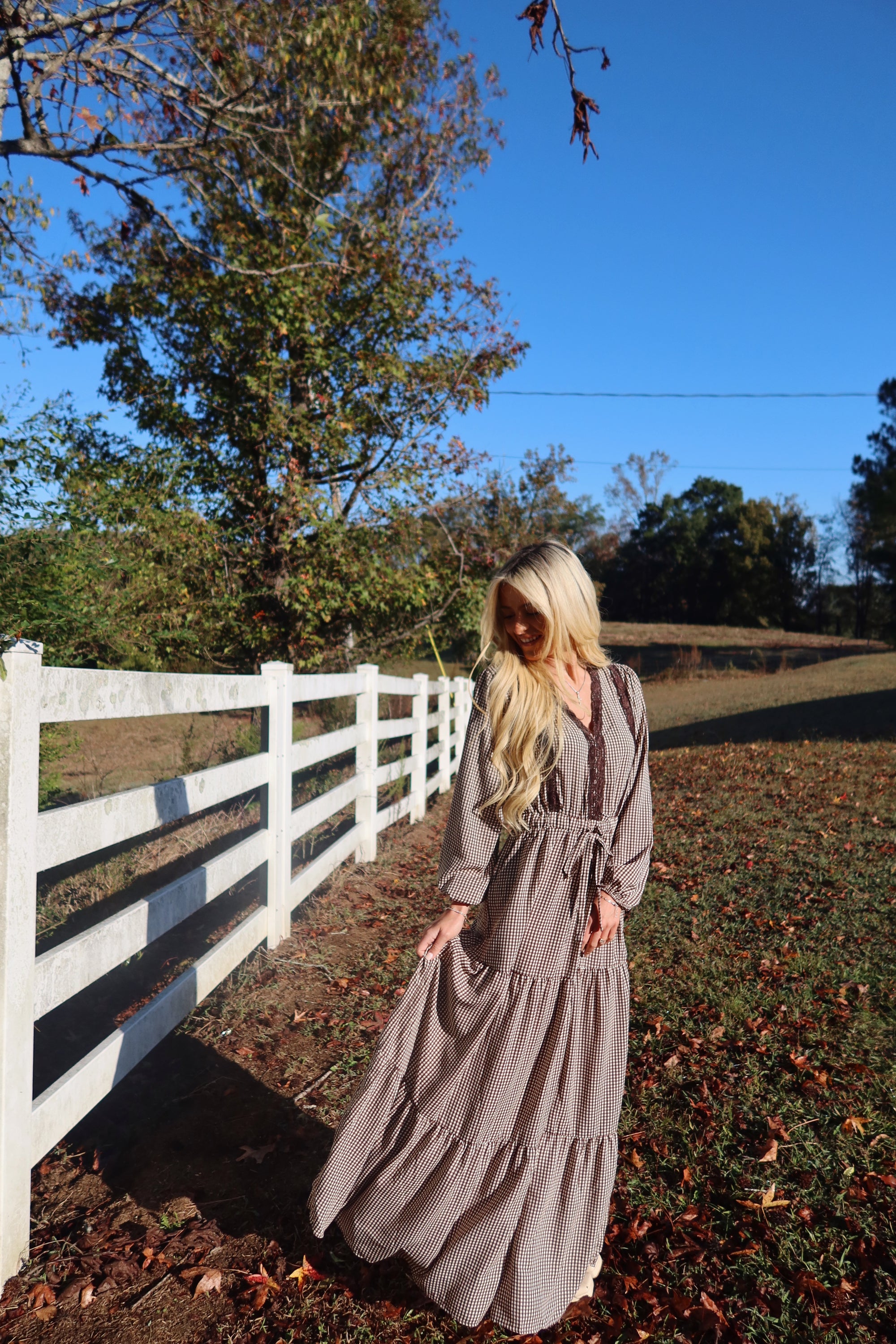 The Sable Check Dress