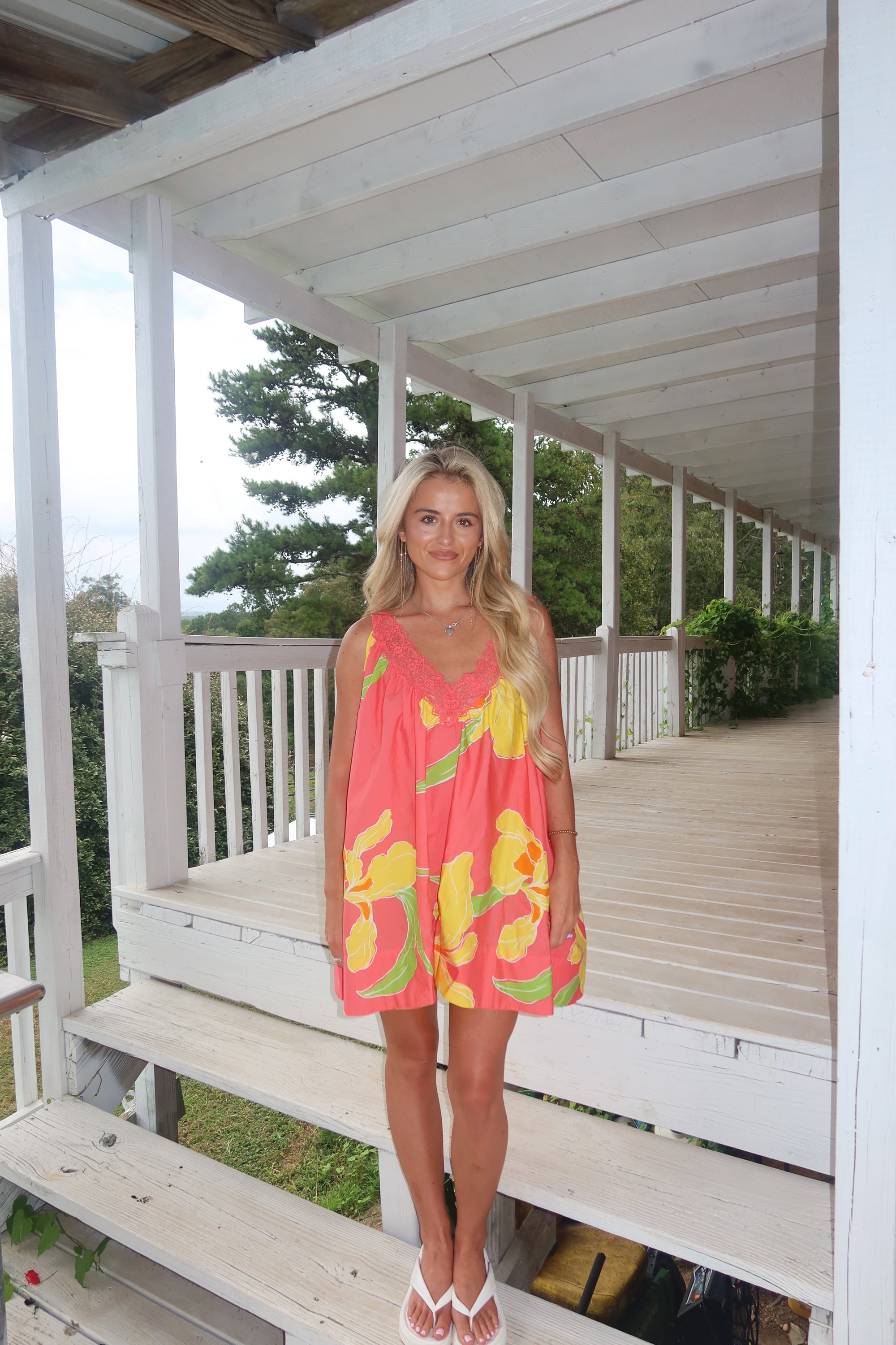 Sylvia Floral Swing Dress