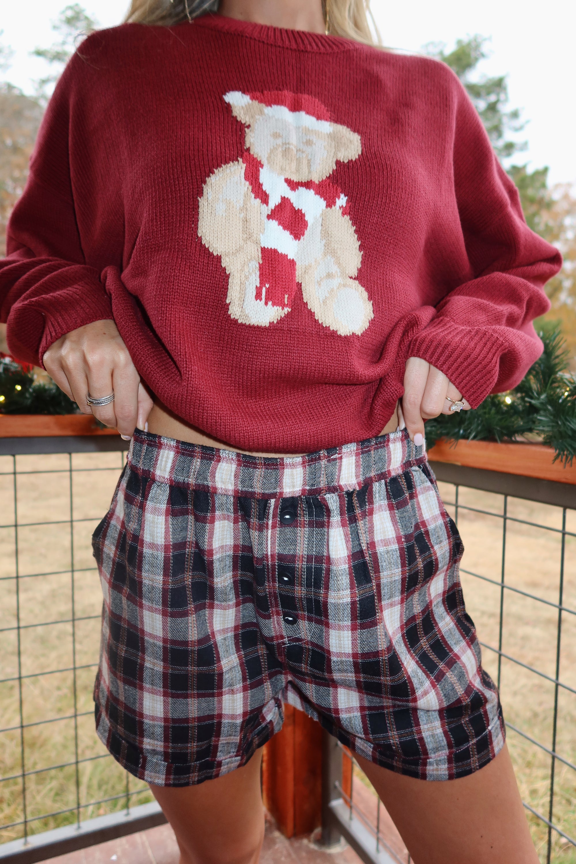 Plaid Boxer Shorts