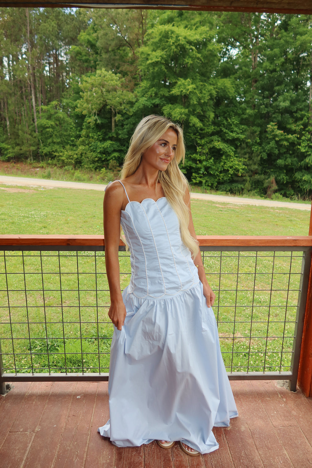 The Heirloom Scalloped Skirt Set