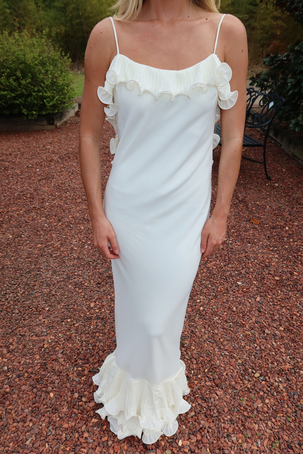 The Fleur Maxi Dress (ivory)