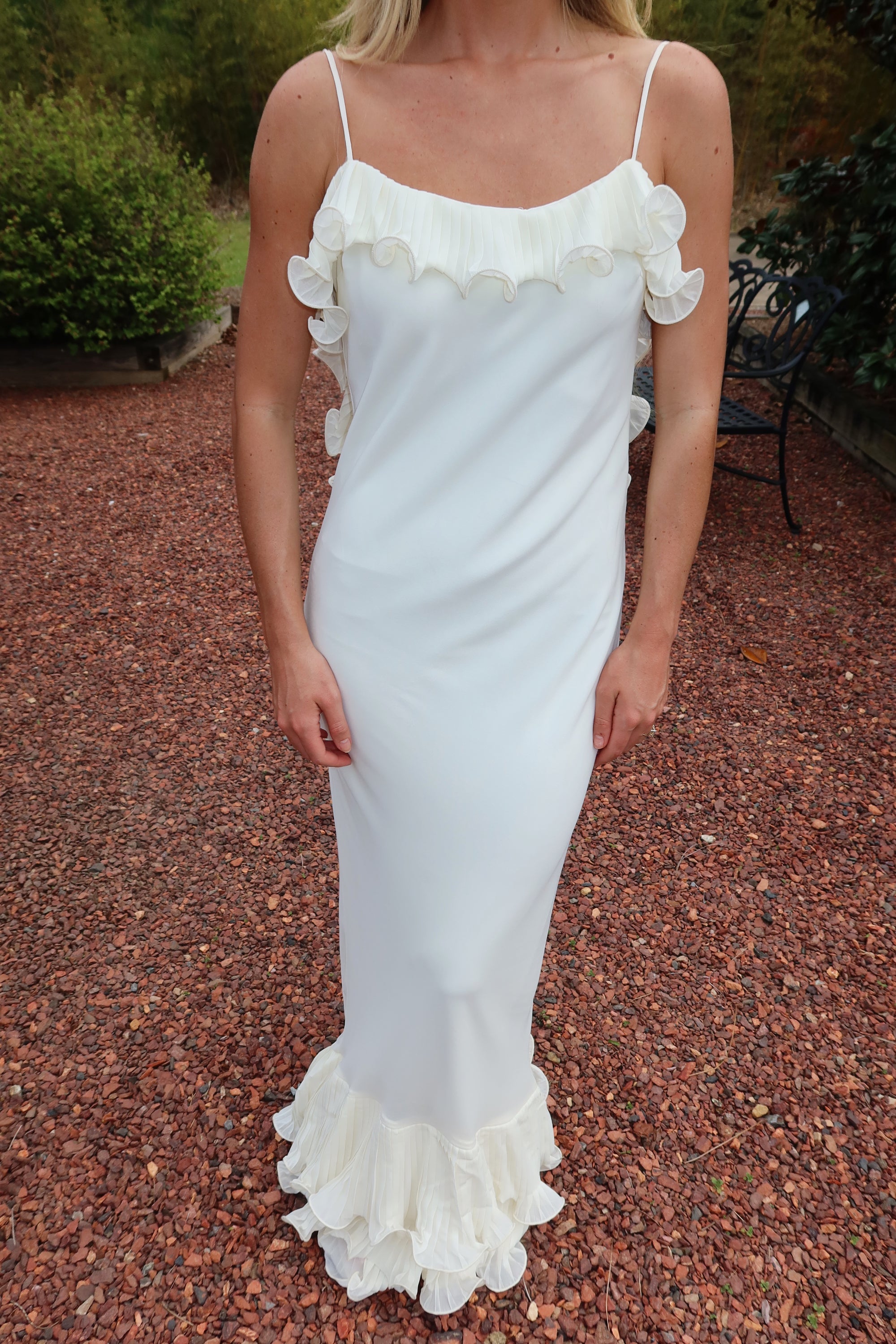 The Fleur Maxi Dress (ivory)