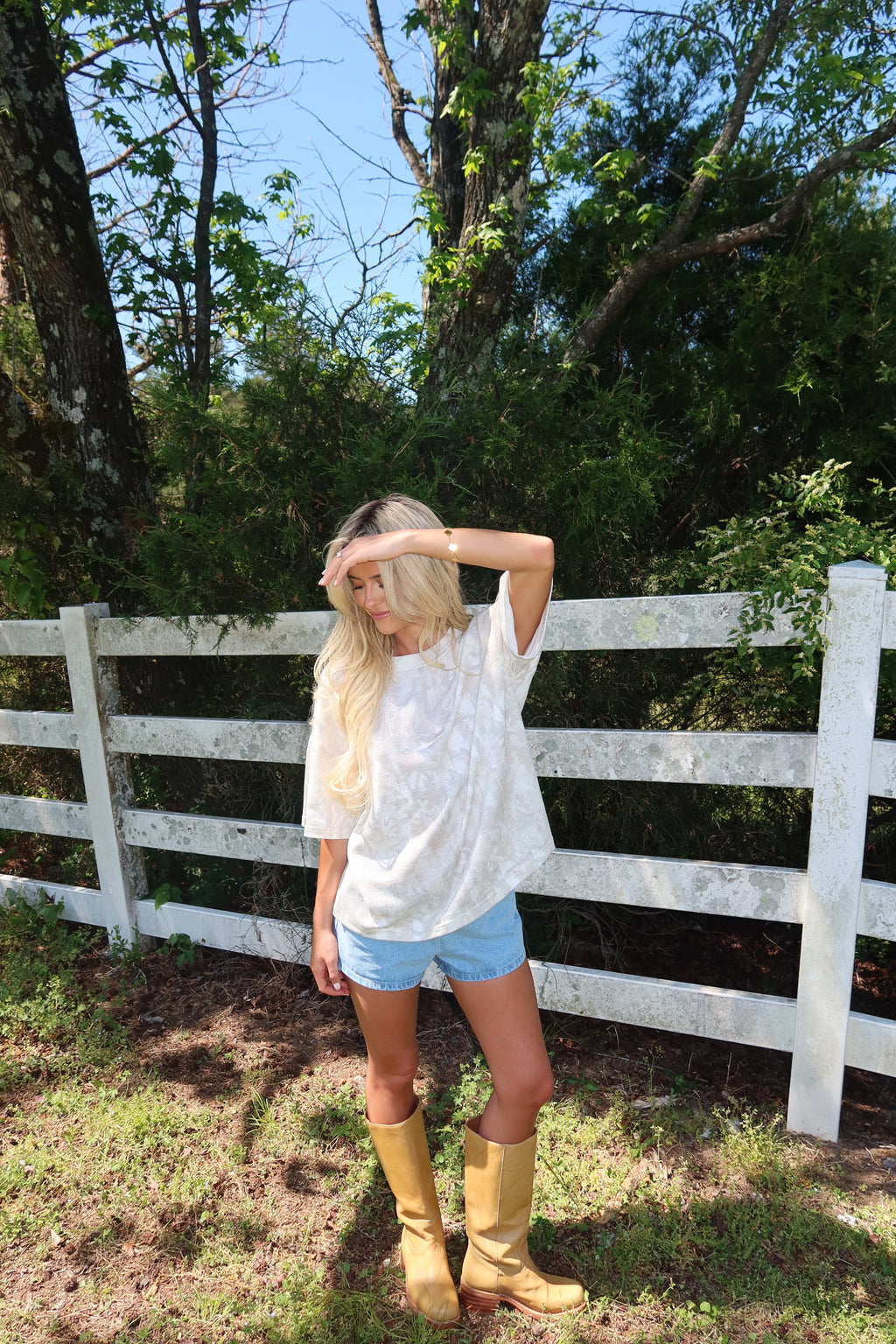 Ribbed Camo Tee