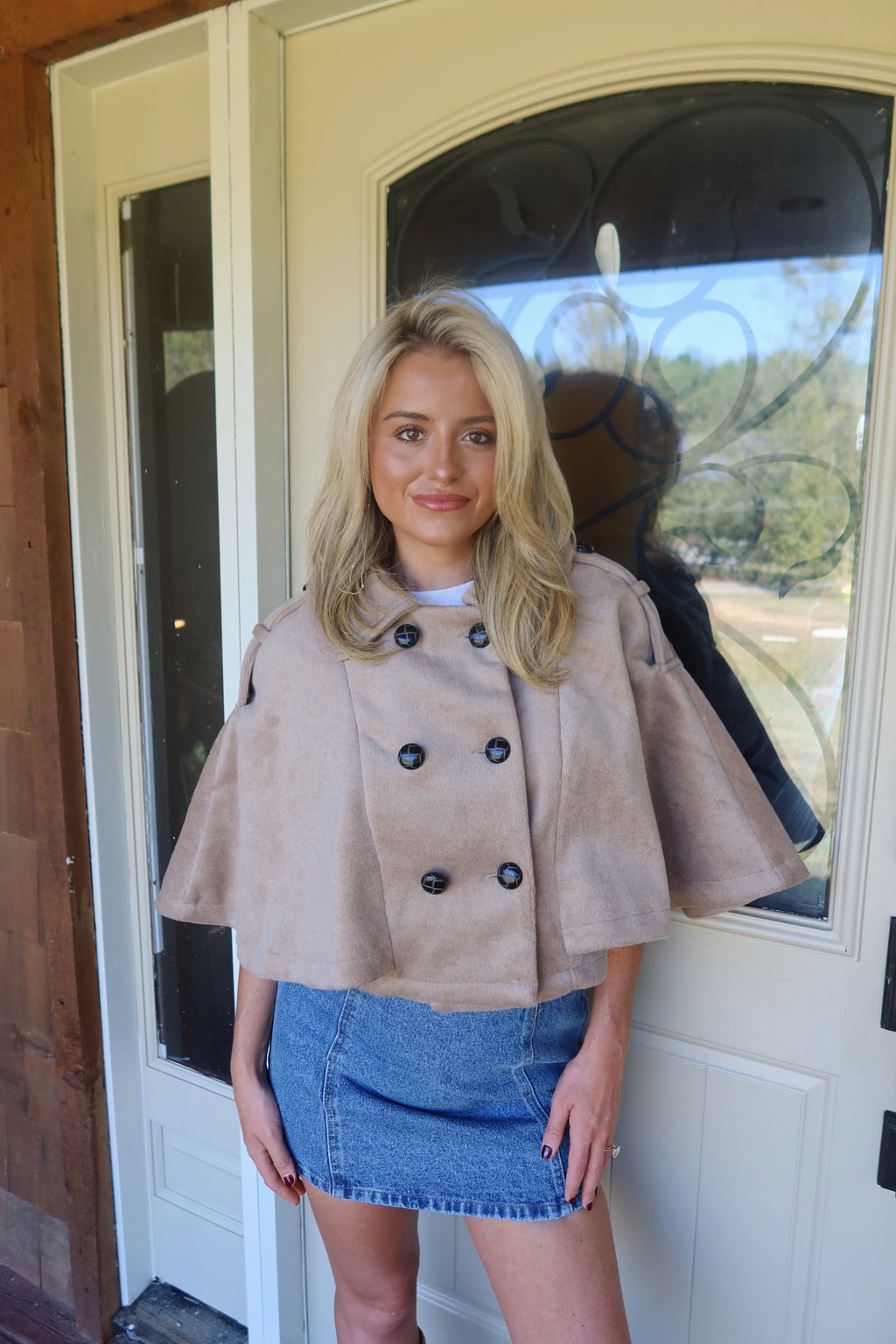 Brittany Short Cape Coat