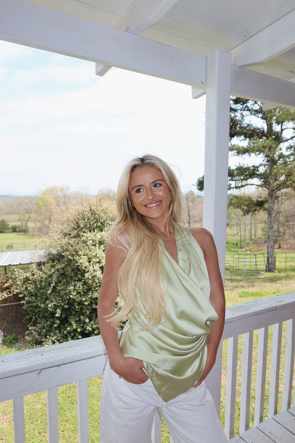 The Elodie Drape Top
