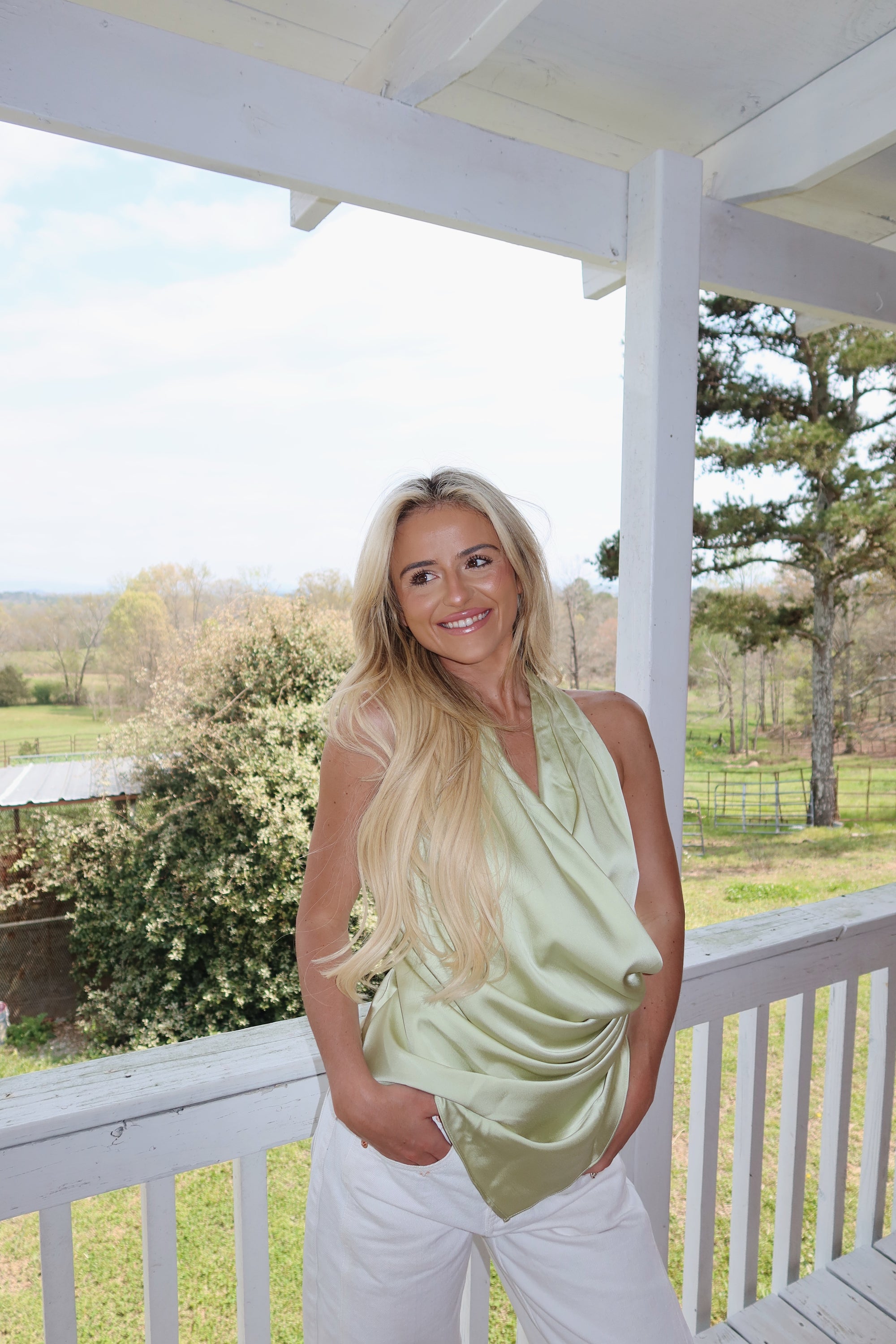 The Elodie Drape Top